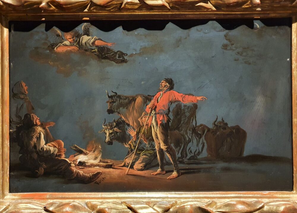 Salvator Rosa, Annuncio ai Pastori, '600 (Porcini)