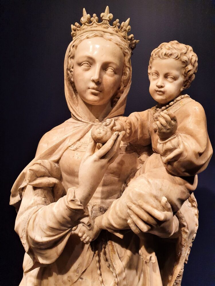 Maestro dell'Atelier di Saint-Léger, Madonna con Bambino, Francia, 1540 ca (Stuart Lochhead)