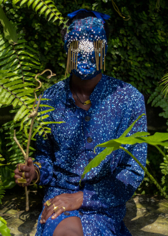 Photo: © Kadara Enyeasi Aso Lànkí, Kí Ató Ki Ènìyàn ('We greet dress before we greet its wearer') collection, 2021, Lagos, Nigeria. Lagos Space Programme. Photo: © Kadara Enyeasi