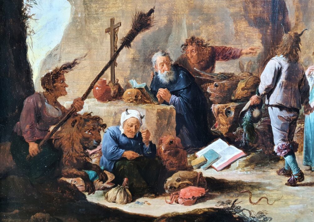 Davi Teniers Il giovane, Le tentazioni di Sant'Antonio, fine Seicento