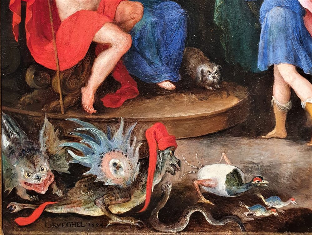 Brueghel il Vecchio, Orfeo, Plutone e Proserpina