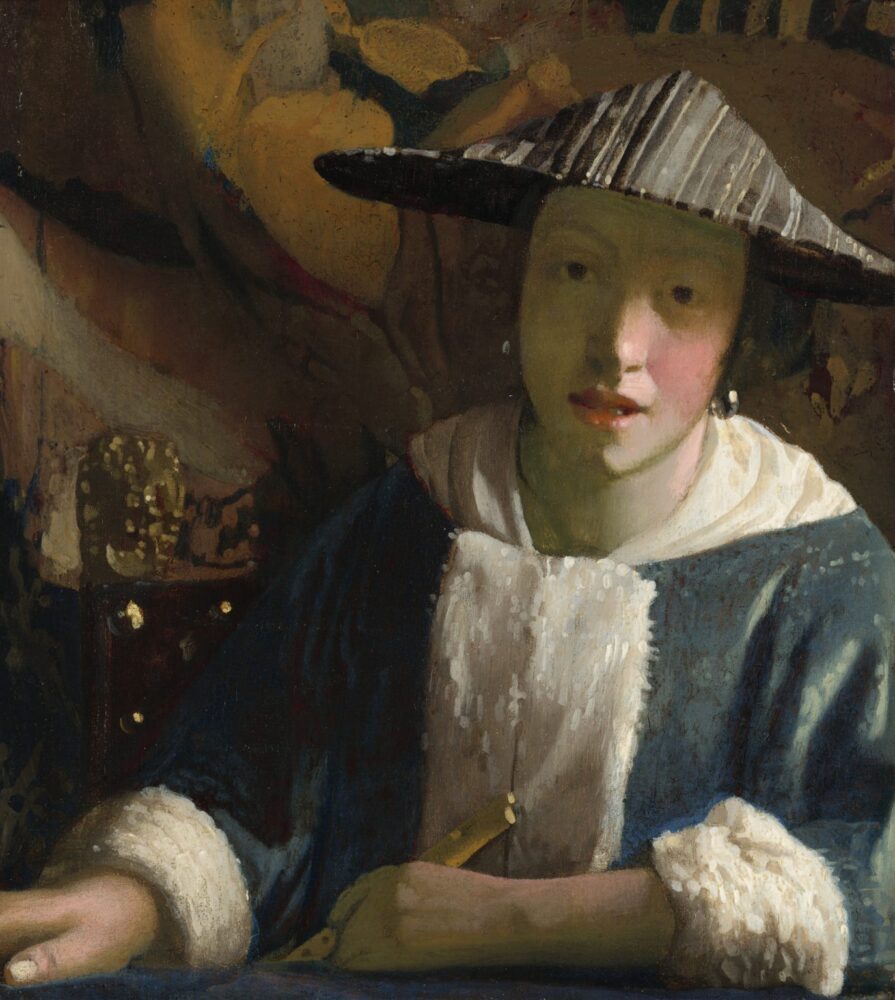 Johannes Vermeer, Girl with a Flute (c. 1665-75). Courtesy of the National Gallery of Art.