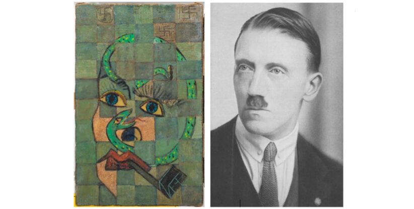 Il tributo a Paul Klee atribuito a Picasso, che nasconderebbe un ritratto di Adolf Hitler