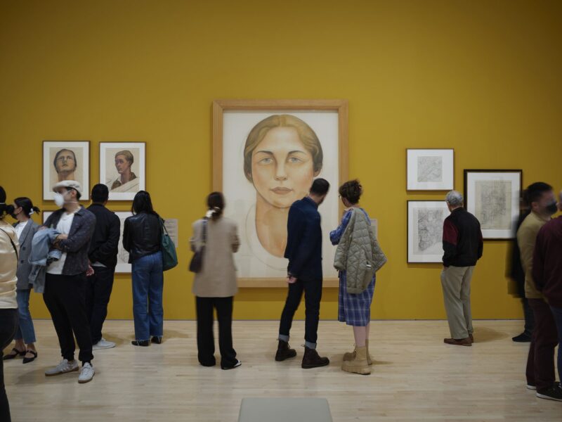 Installation view of “Diego Rivera’s America,” 2022. Photo: Matthew Millman. Courtesy of SFMOMA.