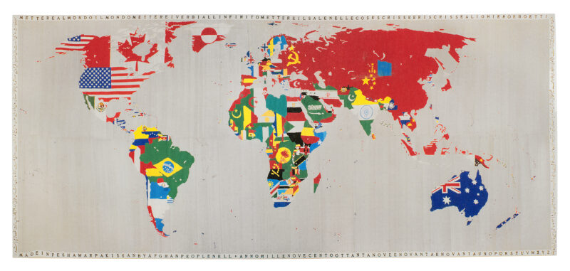 Alighiero Boetti, Mappa (Map), 1989-91, 259 x 580cm (est in excess of $8 million