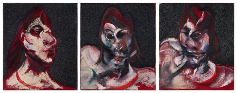 Francis Bacon, Three Studies for Portrait of Henrietta Moraes (1963), will be included in Sotheby's contemporary art evening sale in London on 14 October, with an estimate in excess of £30 million ($34.7 million).