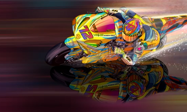 Aeroprism. Un connubio speciale per un’asta unica: il team MotoGP di Valentino Rossi ispira Mad Dog Jones, da Sotheby’s