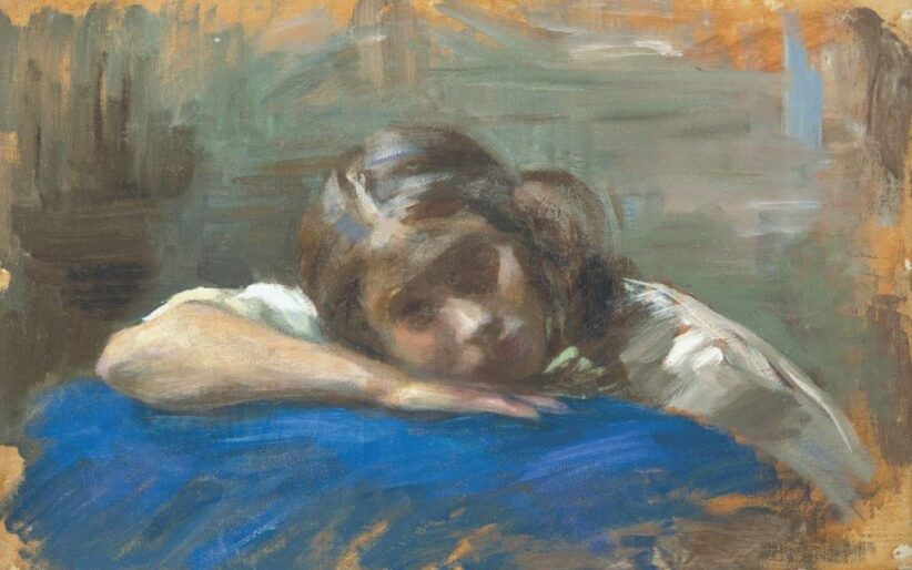 Umberto Boccioni, A portrait of a young woman