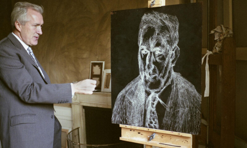 eremy King in Lucian Freud’s studio with ‘Head of Jeremy King’ © David Dawson. All rights reserved 2022 / Bridgeman Images
