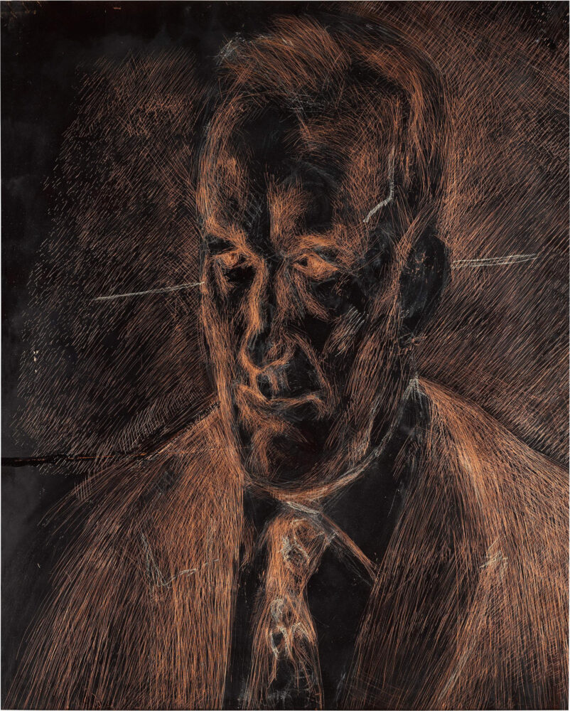 Lucian Freud, Head of Jeremy King (2011), copper plate, 78.8 by 64.2 cm Est. £250,000-350,000