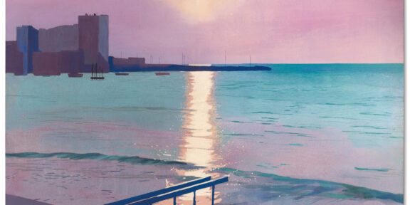 David Hockney, Early Morning, Sainte-Maxime (1969, estimate: £7,000,000-10,000,000)
