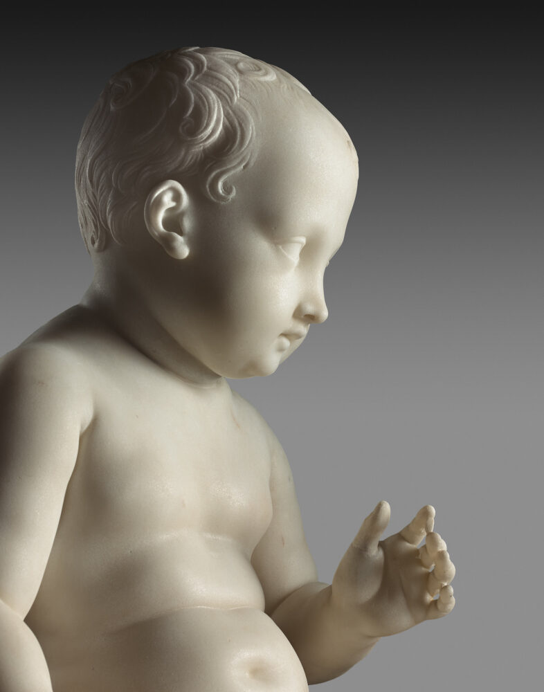 Antonio Canova, San Giovannino, 1821-22 (particolare), Marmo, 65x35x43 cm, Parigi, Trebosc van Lelyveld