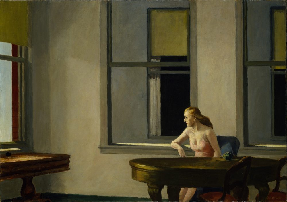 Edward Hopper, City Sunlight, 1954. Oil on canvas, 28 3/16 × 40 1/8 in. (71.6 × 101.9 cm). Hirshhorn Museum and Sculpture Garden, Washington, D.C.; gift of the Joseph H. Hirshhorn Foundation, 1966. © 2022 Heirs of Josephine N. Hopper/Licensed by Artists Rights Society (ARS), New York