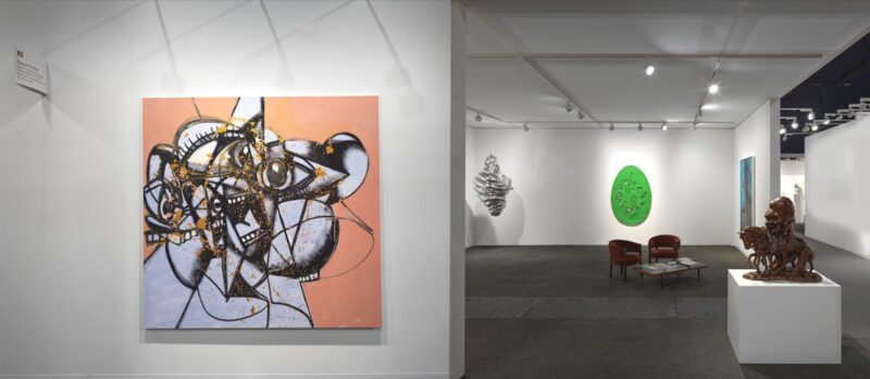 Installation view, Hauser & Wirth at Paris+ par Art Basel 2022. Courtesy the artists / estates and Hauser & Wirth. Photo: Fabrice Gousset.