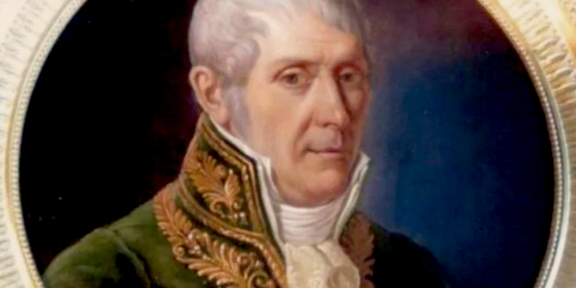 Il ritratto di Alessandro Volta rubato alla fiera Amart a Milano a ricercato dalla Polizia