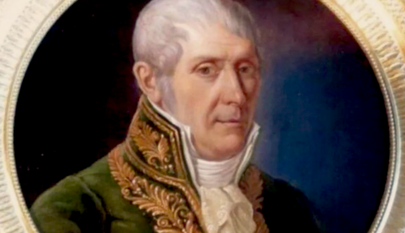 Il ritratto di Alessandro Volta rubato alla fiera Amart a Milano a ricercato dalla Polizia