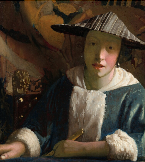 Ragazza con flauto, opera precedentemente attribuita a Vermeer