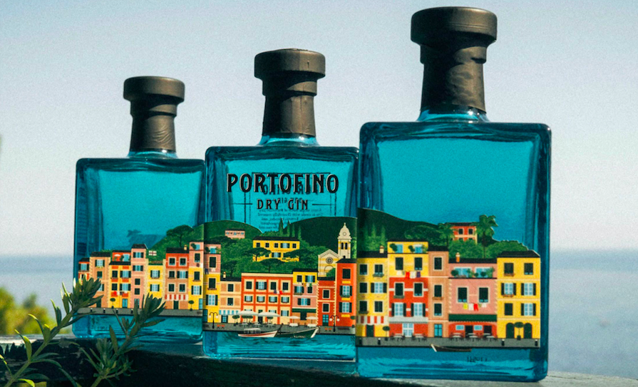 L’incantevole lungomare di Portofino riempie il Portofino Dry Gin. Firmato Franco Mazzucchelli