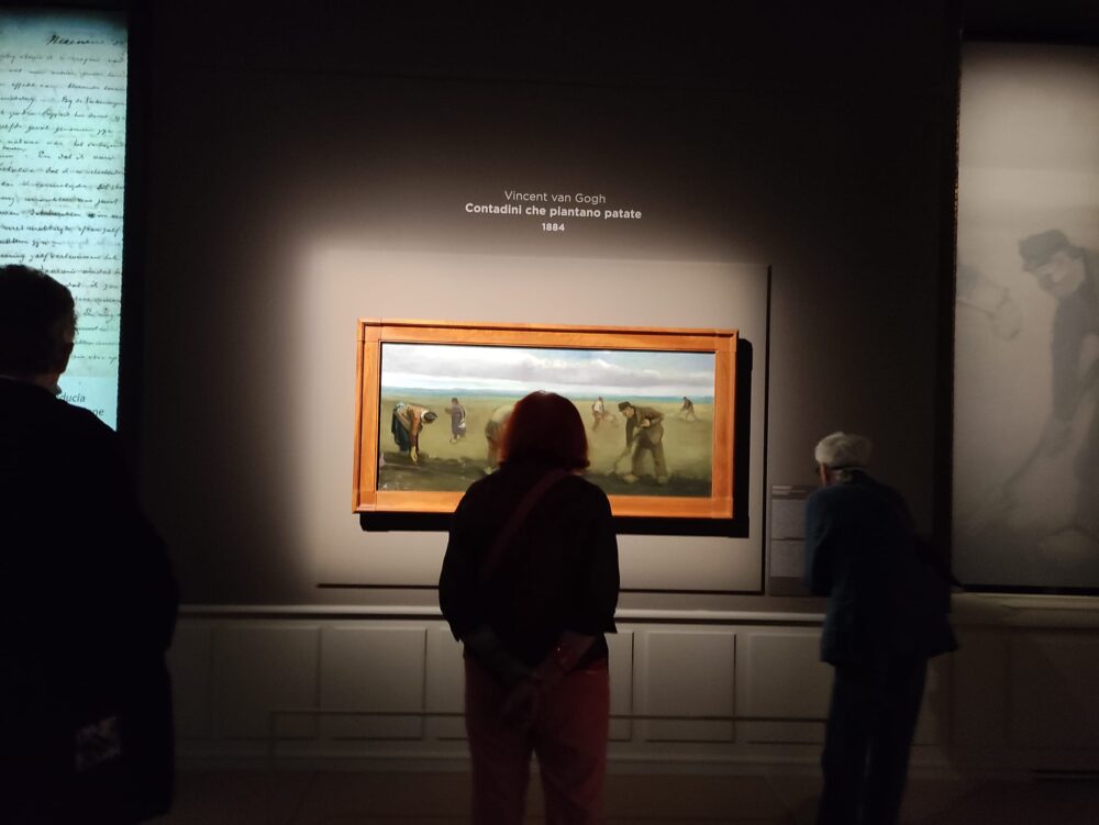 Allestimento mostra Van Gogh Roma
