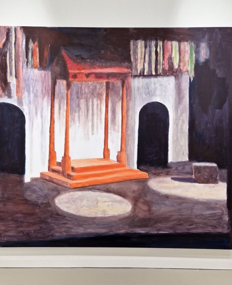 Luc Tuymans, The Stage, 2020 (ZENO X Gallery)