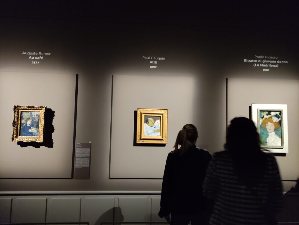 Allestimento mostra Van Gogh Roma