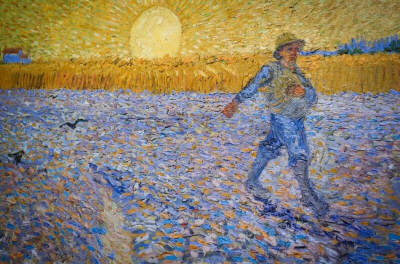 Seminatore allestimentomostra van gogh