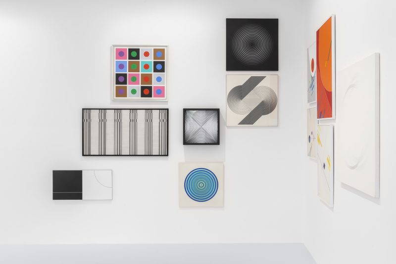 "Curva e retta. La linea nelle ricerche astratto-cinetiche italiane", Galleria 10 A.M. ART, Milano, photo by Mattia Mognetti