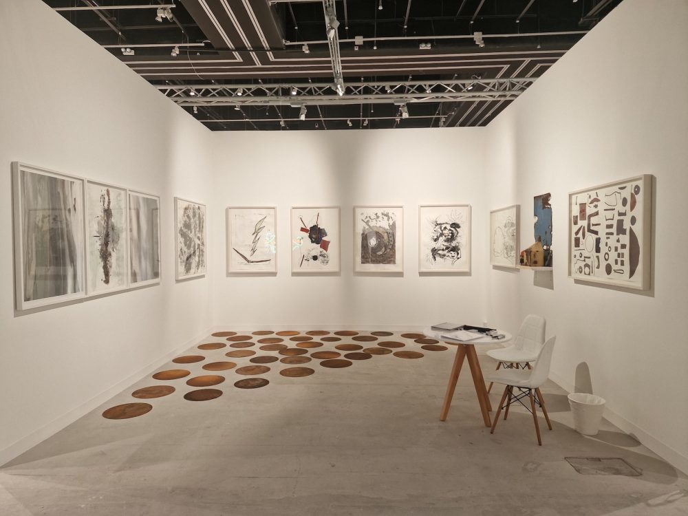 Lo stand della galleria Giampaolo Abbondio ad Abu Dhabi Art Fair 2022