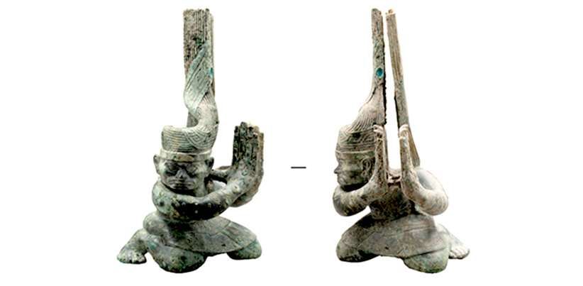 Manufatti trovati nel sito di Sanxingdui, nel sud-ovest della Cina