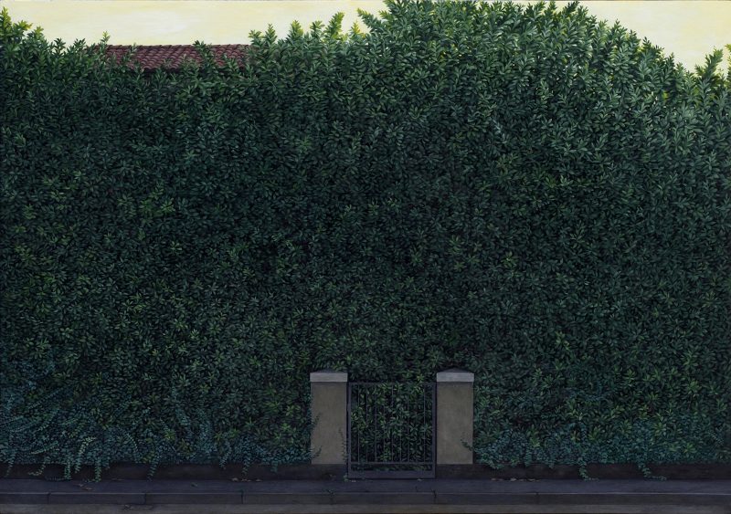 Marta Naturale, I Giardini non sono innocenti, 2021 tempera all’ uovo su tavola 24 x 33,7 cm Credits foto: l’artista Courtesy: l'artista e Francesca Antonini Arte Contemporanea, Roma