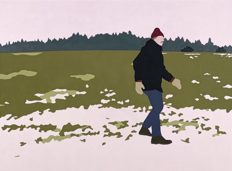 Ryan Steadman, Crossing, 76.2 x 101.6 cm _30 x 40 inches