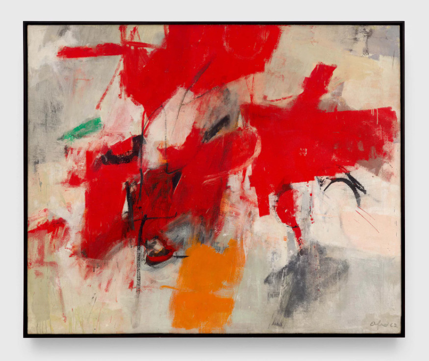 Afro Grande estate, 1962 Mixed media on canvas 57 1/4 x 69 1/8 inches (145.5 x 175.5 cm) Framed: 58 1/2 x 70 5/8 inches (148.6 x 179.4 cm) JPMorgan Chase Art Collection, New York