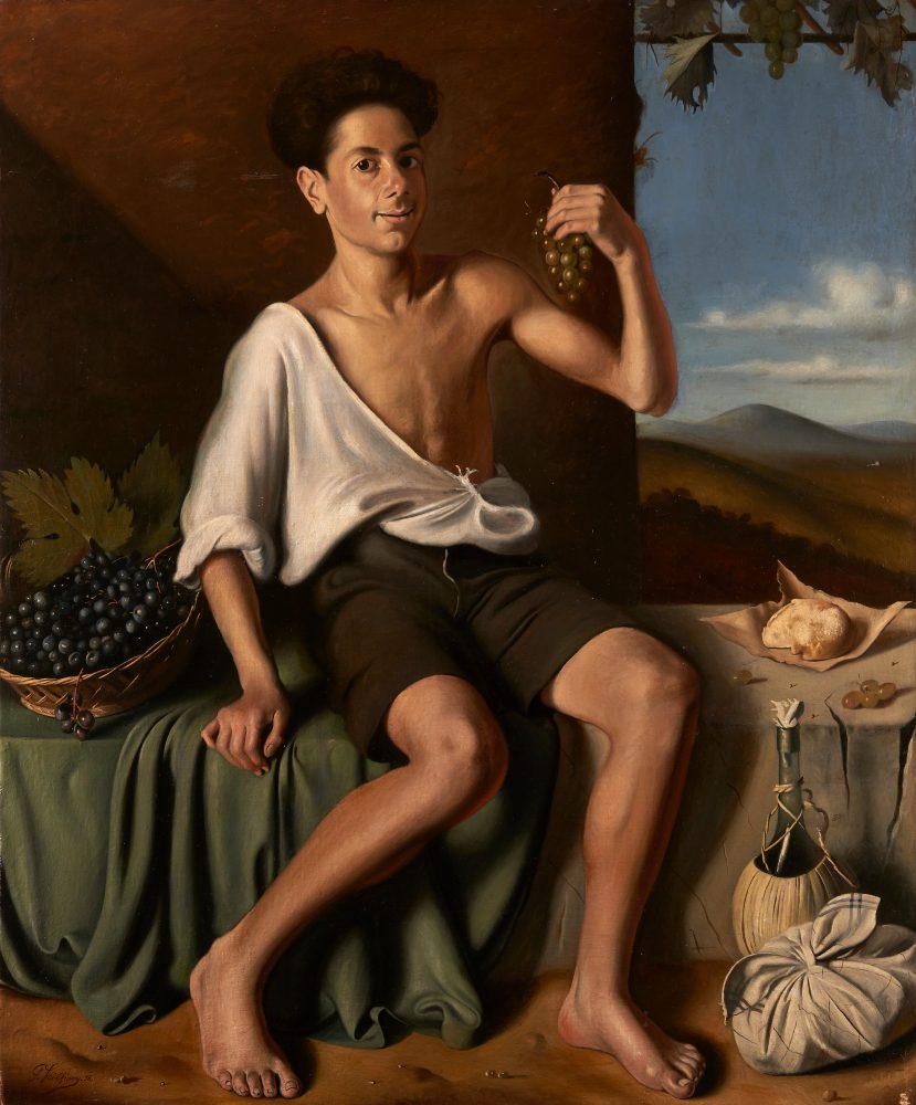 Lotto 361 Gregorio Sciltian (Rostov 1900 - Roma 1985), "La vendemmia", 1938, olio su tela (cm 125x105). Stima € 15.000-18.000
