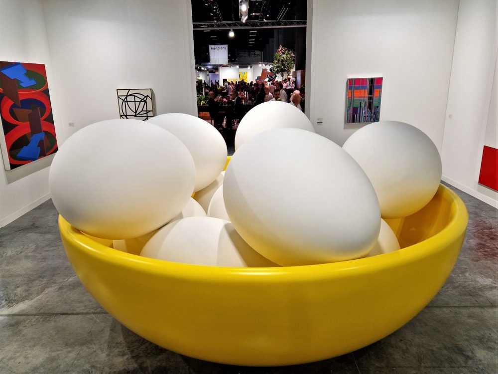 Jeff Koons, Bowl with Eggs, 1994-2009