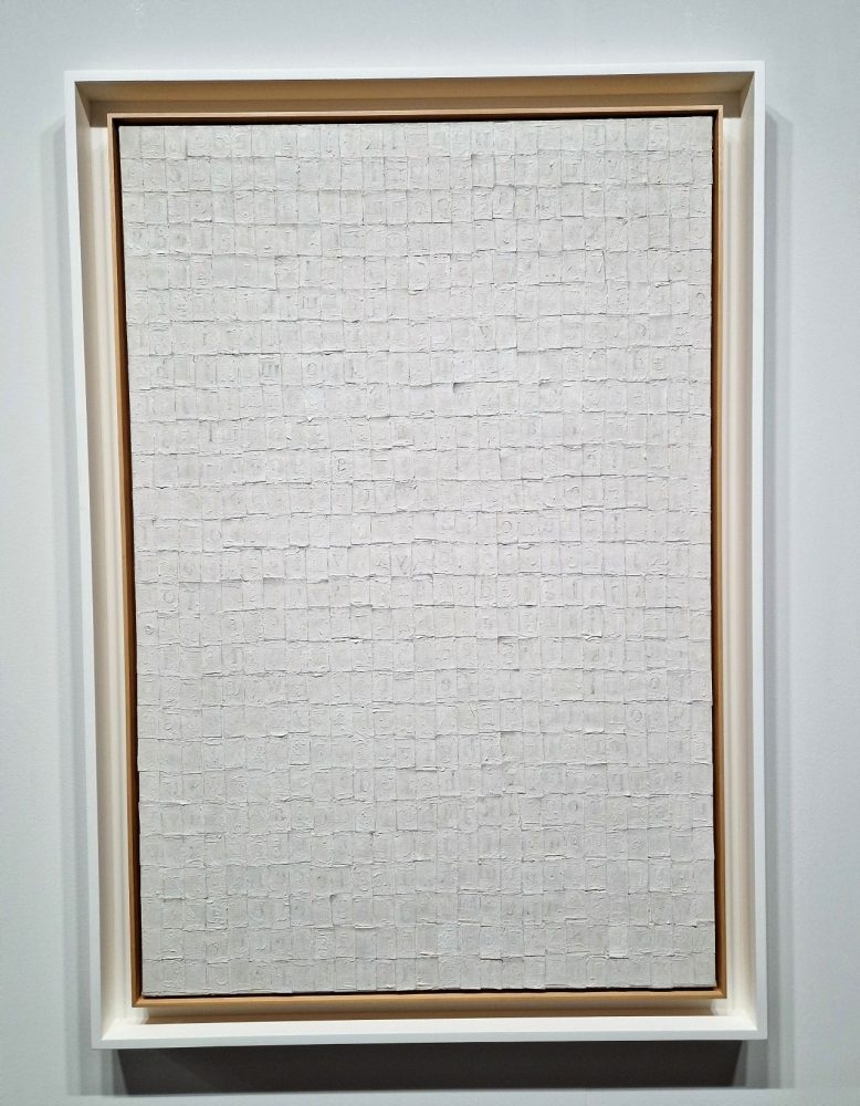 Jasper Johns, White Alphabets, 1968
