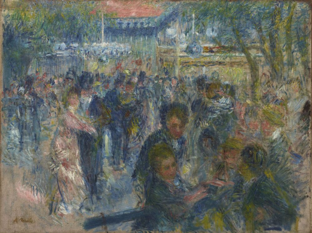 Pierre-Auguste Renoir, Studio per “Le Moulin de la Galette”, 1875-1876, olio su tela, 65 x 85 cm, Ordrupgaard di Charlottenlund
