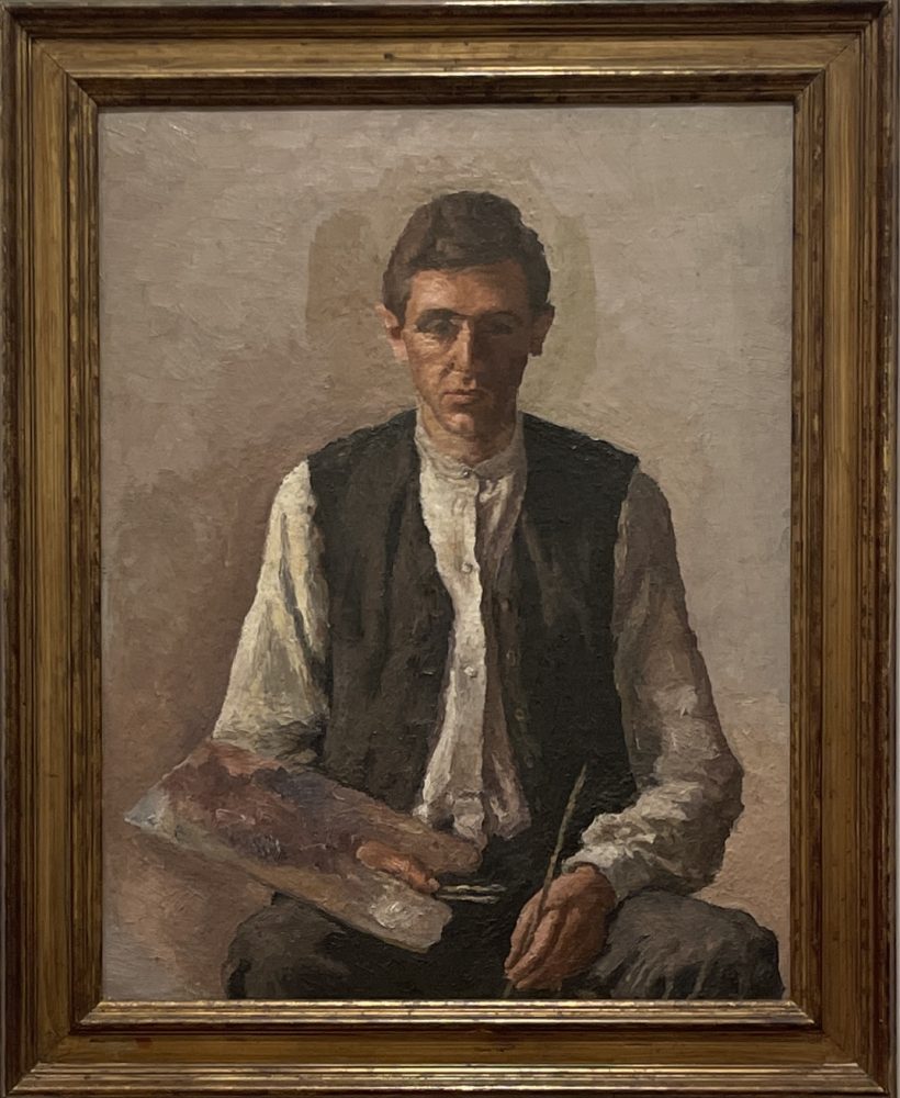 Giorgio Morandi, Autoritratto (1925). Foto dell'autore