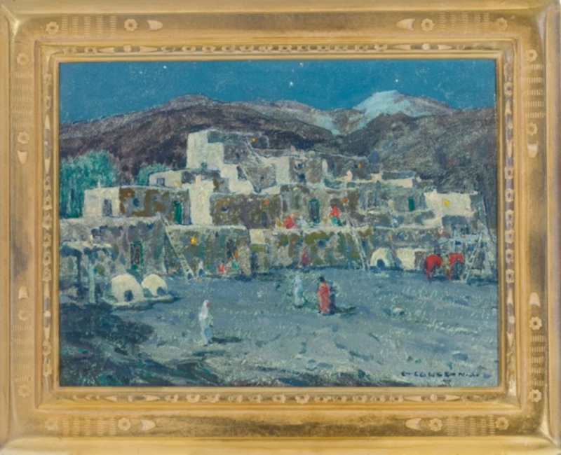 Eanger Irving, Taos Pueblo at Night
