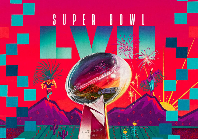 L’opera che Lucinda Hinojos ha realizzato per il Super Bowl 2023 racconta la storia dell’Arizona