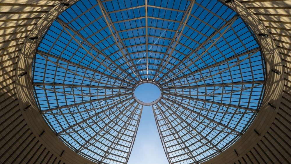 La celebre cupola del museo Mart