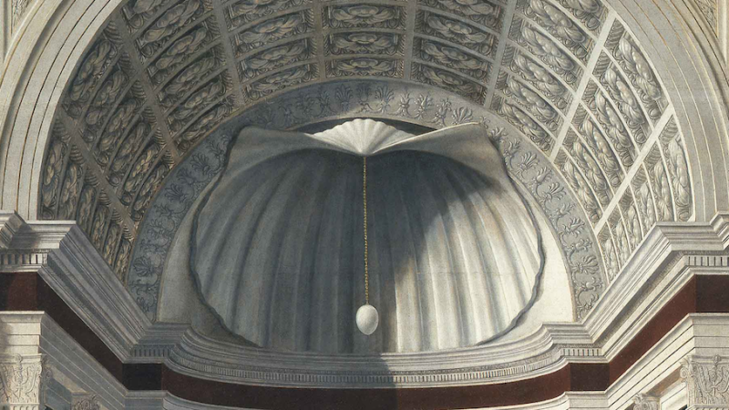 L'uovo nella Pala di Brera di Piero della Francesca