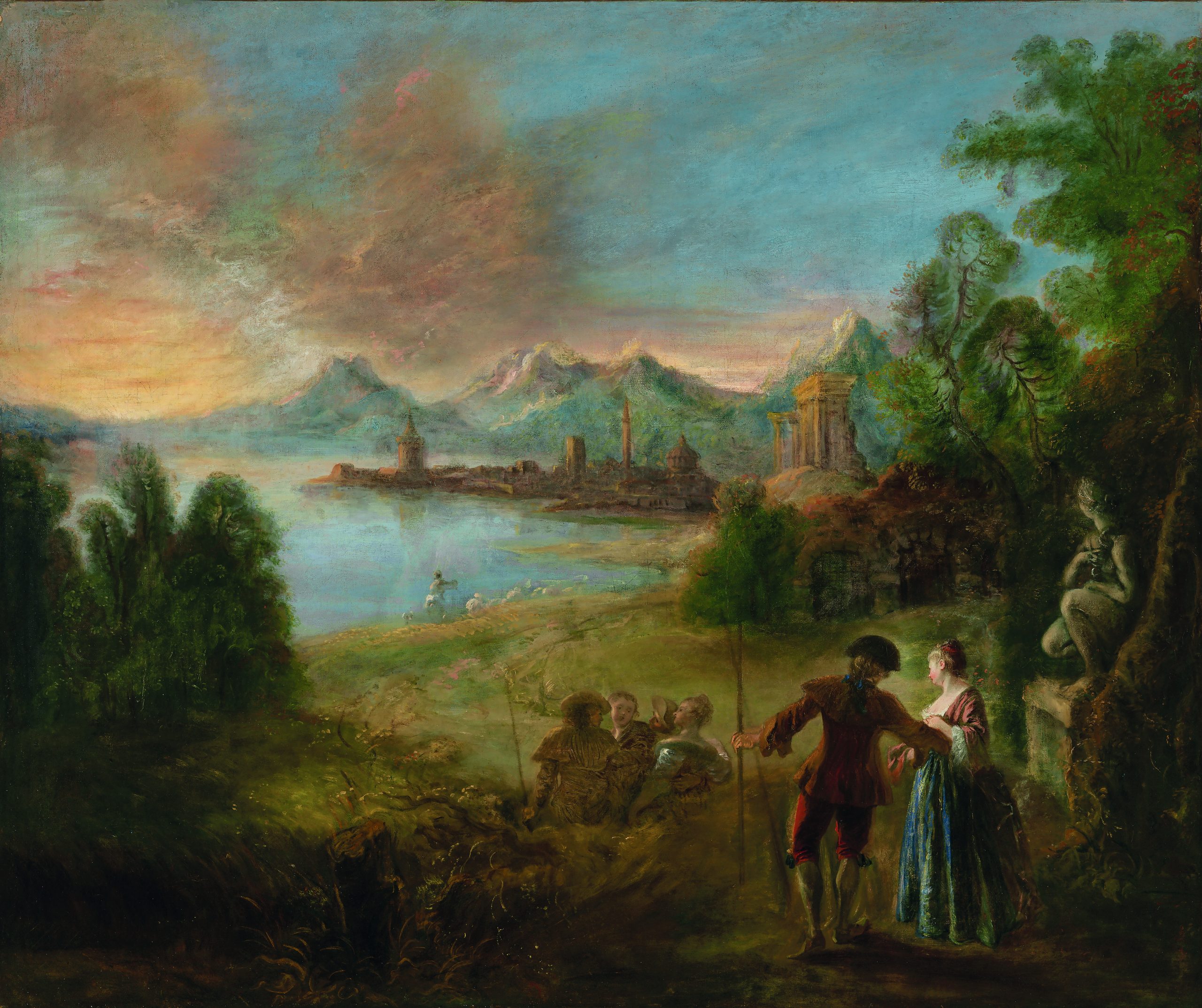 Christie’s. All’asta un raro dipinto di Antoine Watteau, sconosciuto ma segretamente fondamentale
