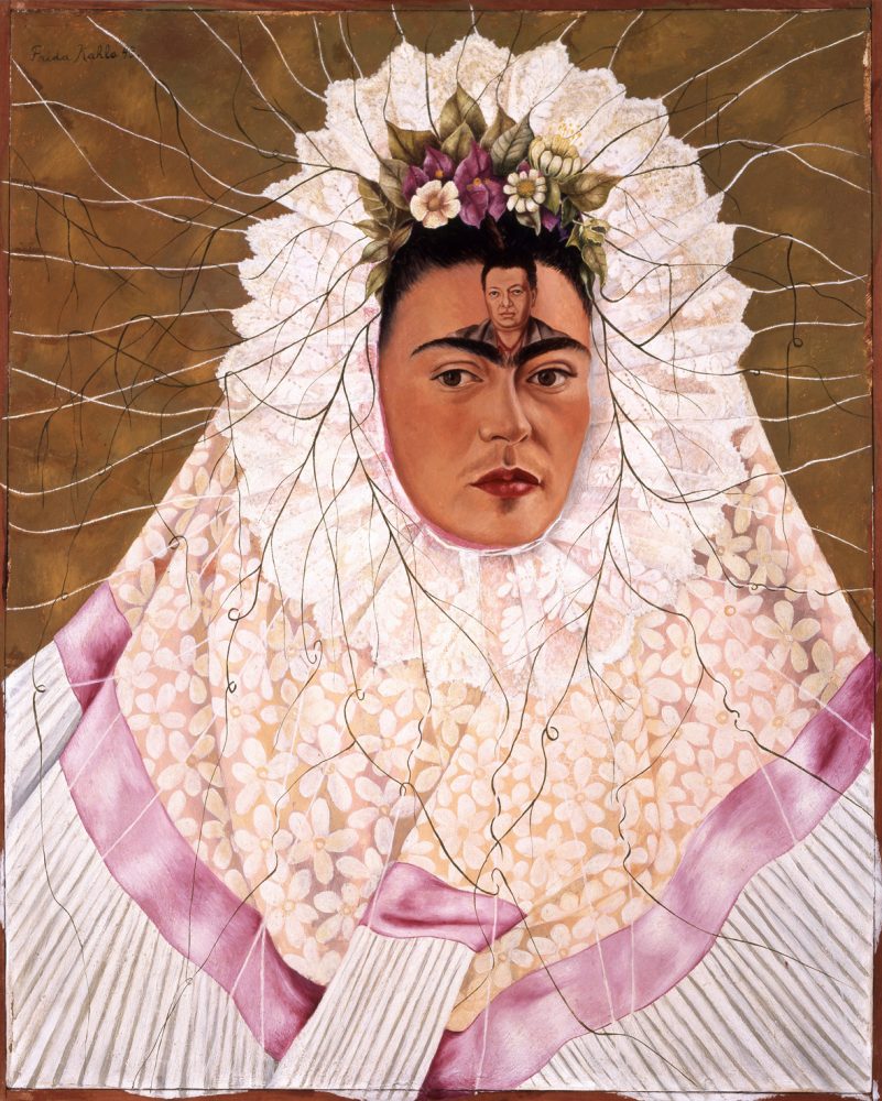 Frida Kahlo: Diego on My Mind (Self-portrait as Tehuana), 1943, Oil on canvas, 76 x 61 cm. The Jacques and Natasha Gelman Collection of 20th Century Mexican Art and the Vergel Foundation © by SIAE 2023