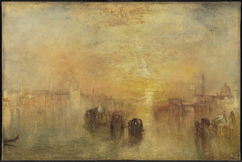 Joseph Mallord William Turner, Dèpart pou le bal, prima del 1846, Foto Tate - BASSA