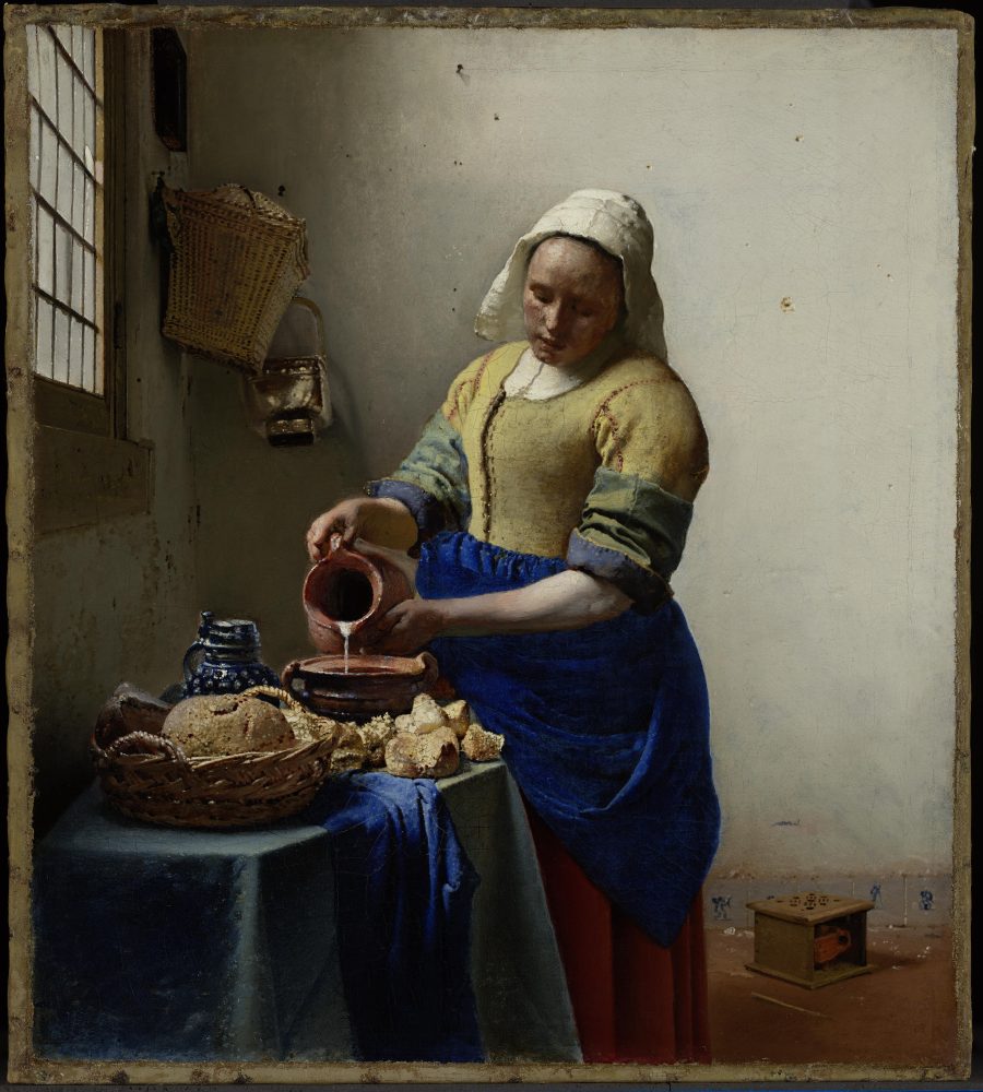 Johannes Vermeer, La lattaia. Rijksmuseum, Amsterdam