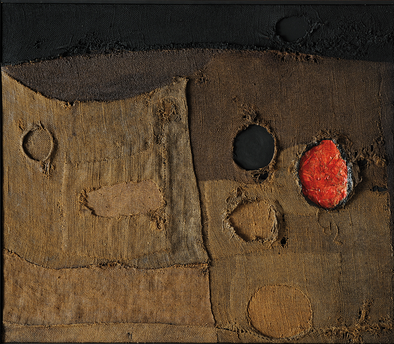 Alberto Burri, Sacco, 1953