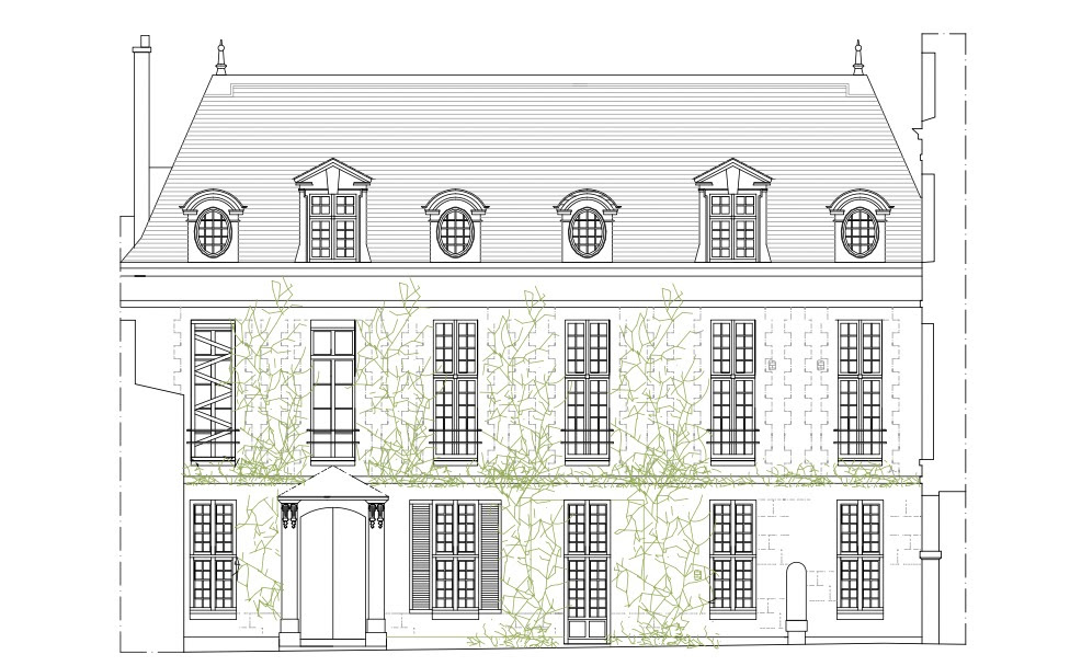 Courtyard façade. Courtesy of NeM / Niney et Marca Architectes