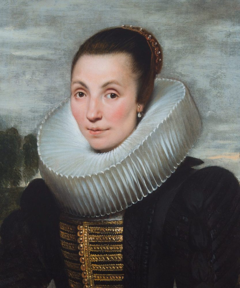 Cornelis de Vos, Portrait of a Woman (1626), after restoration. Photo: The Nivaagaard Collection.