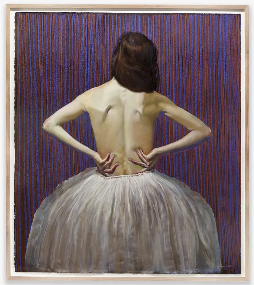 Undanced serie, Maria Tolstunova, 130cm x 160cm, Pastelli su carta, 2021