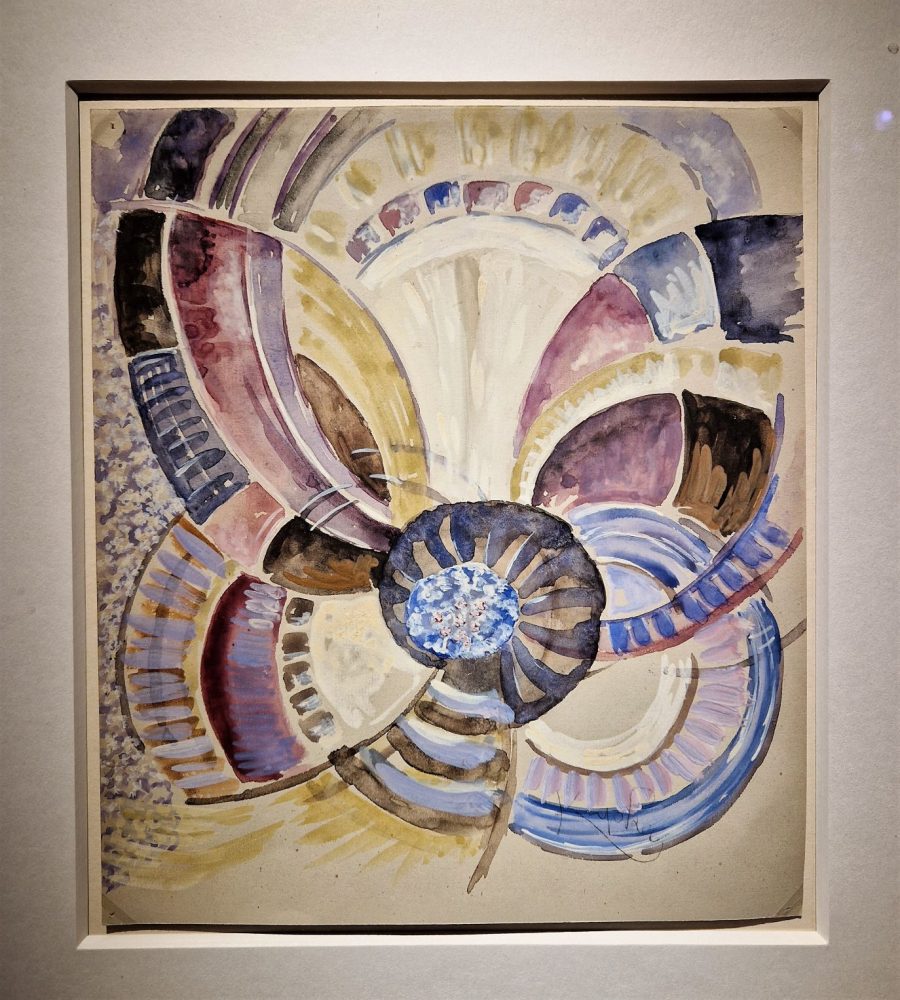 Kupka, Studio per "Autour d'un point", 1920-25, Galerie Le Minotaure - TEFAF 2023